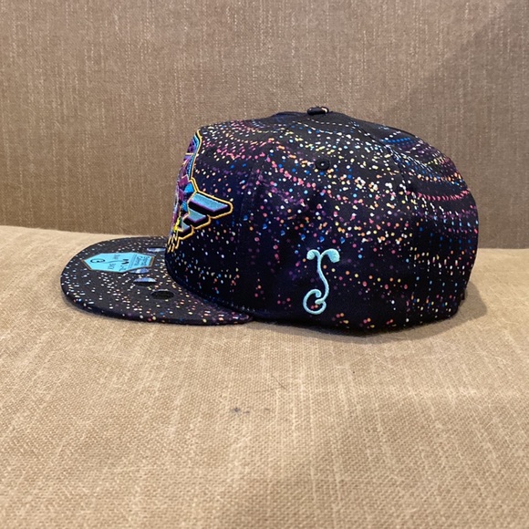Grassroots California Night Owl Rainbow Vortex Fitted Hat - Picture 3 of 4